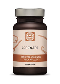 KALA HEALTH Kala Health - Pure Cordyceps Sinensis 740mg Vegetarian Capsules - The Natural Mushroom for Increased Vitality, Endurance and Stamina