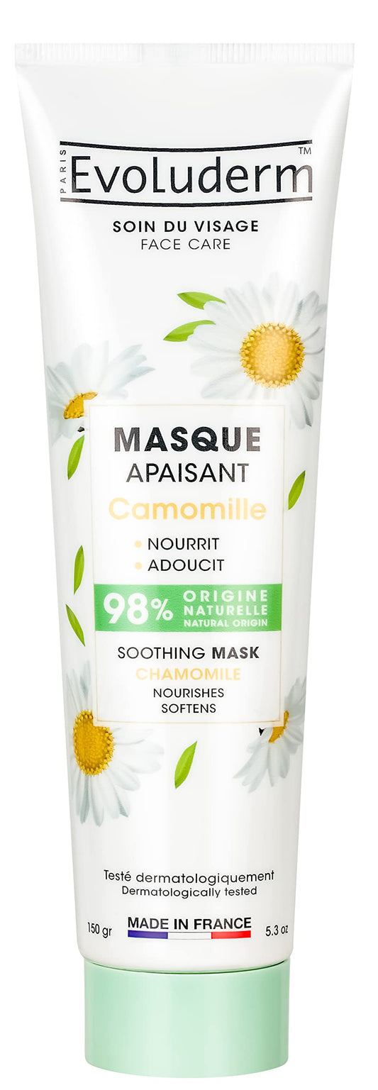Evoluderm EVOLUDERM - Soothing Mask Chamomile - 150 ml - 98% Natural Origin - Vegan - Made in France