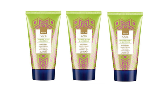 Generic Pack of 3 care Jasmine and Glycerine hand cream - 3 x 30ml