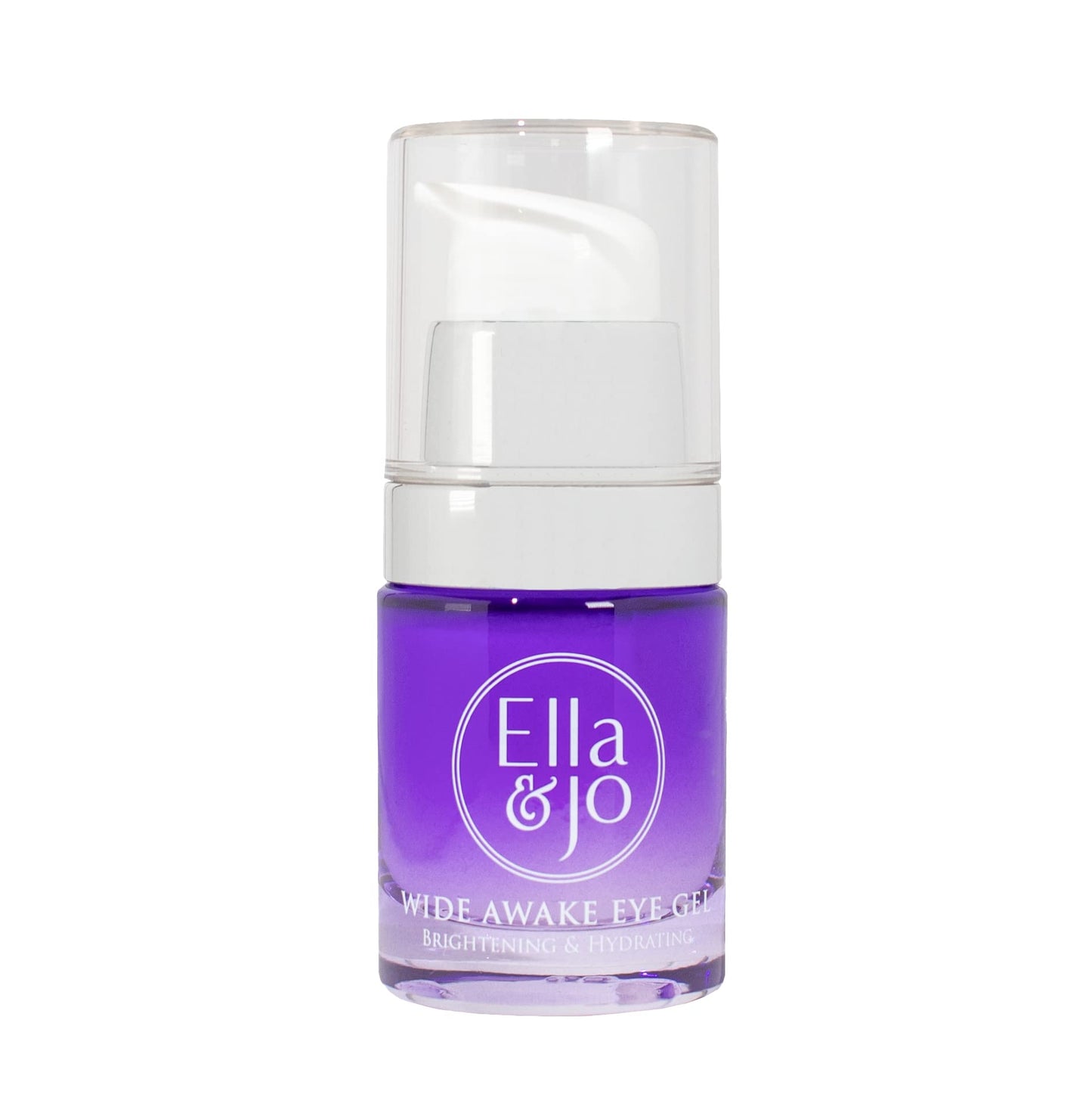 Ella & Jo Wide Awake Eye Gel - Reduces Fine Lines, Puffiness & Dark Circles - Anti-Age Eye Cream Gel With Hyaluronic Acid, Peptides & Caffine - Hydrating, Firming, Brightening & Smoothing - 20ml