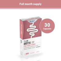 Quest Tum Biotix Gut Health Probiotics Supplements & Balance Gut Flora. 2 Billion CFU Helps Restore Gut Friendly Bacteria. Vegan Multi Strain Probiotic Digestive Supplement (30 Capsules)