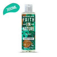 FAITH IN NATURE Faith In Nature 300ml Natural Coconut Conditioner, Hydrating, Vegan & Cruelty Free, No SLS or Parabens, For Normal to Dry Hair