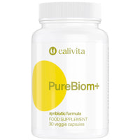 PureBiom+ – Prebiotic and Probiotic for Women & Men – Gut Health Supplement – Immune Support – Digestive Balance – Bloating Relief – All Natural – 30 Vegan Capsules