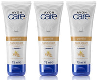 Avon Care Gentle Moisturising Hand Cream 75ml - Pack of 3