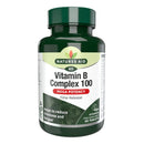 Natures Aid Vitamin B Complex 100mg – High Strength B Vitamins for Energy, Metabolism, Nervous System & Immune Support – Vegan, Gluten-Free, Non-GMO – Natural Supplement – 60 Tablets