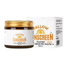 Generic Beef Tallow Sunscreen SPF 50 Face Moisturiser - Natural Grass Fed Tallow Skin Care,Tallow Balm Instant Sun Protection, Lightweight Non Greasy Sun Cream for Dry Skin,Water