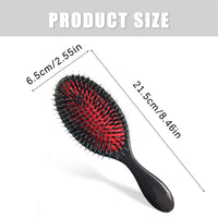 Siqian Paddle Hair Extension Brush, Scalp Massage Hairbrush with Oval Design, Anti-Static Detangling Comb for Family, Salon, and Home Use