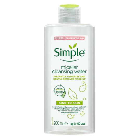 Simple Kind To Skin Micellar Cleansing Water, 200ml (Pack Of 1)