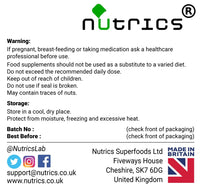 Nutrics® 6000mg (per Capsule) Black Walnut Hulls Extract V Capsules - 100% Pure No fillers Binders or Bulking Agents - Juglans Nigra Persian Regia Jupiter's Royal Acorn Supplement (60)