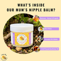 Ultra Bee Naturally Bee Beautiful 100% Natural Breastfeeding Nipple Balm for Mums 50ml