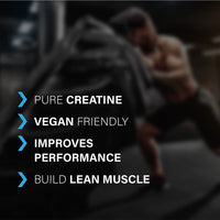 Genetic Engineered Supplements Creatine Monohydrate Powder - Creatine Powder - Pure Creatine - Genetic Supplements - Creatine Nutritional Supplements - Muscle Builder - Muscle Repair - Unflavoured - 500g - 100 Servings