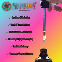 SH SHAKRA HEALTH Yoni Oil [Peach] 30ml – Organic & Vegan Non-Sticky Body Massage Oil for Women. Hydrating Skincare Moisturizer. Non-Greasy for Comfort.