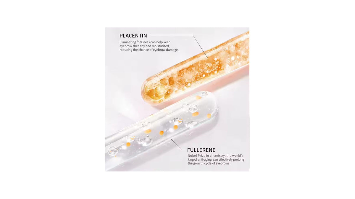 Eyebrow Growth Essential Oil Capsules by M - A - K - C. Fully Nourishing Eyebrows Oil Capsules for Eyebrow extension - 7 Capsule for a fully Extended Eyebrow with Natural Gowth Look.