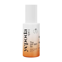 Yepoda Tinted Sunscreen - The SPF BFF, Day Cream with Sun Protection Factor (SPF 30), Mineral Zinc Sunscreen with Moisturizing Aloe Vera and Hyaluronic Acid (50 ml)