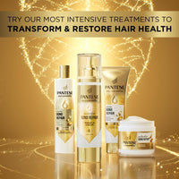 Pantene Molecular Bond Repair Leave in Cream 90ml. Hair Treatment with Pro-V Concentrated Formula for All Types Of Damaged Hair. Nourishes, Strengthens And Soften Hair. Repairs Split Ends
