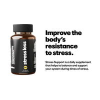 NUMAN Numan Stress Support | Find Calm & Relief | Naturally Sourced Ashwagandha & Rhodiola | Vitamin B | 60 Tablets | 1100mg per Serving