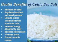 Celtic Sea Salt - Contains 82 Essential Minerals - 1/2 1lb - Organic - Hydrates Skin - Lowers High Blood Pressure - PREMIUM SALT