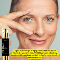 Prime9 Eye Cream for Dark Circles and Puffy Eyes| 60ml/2.02 oz Under Eye Cream for Women