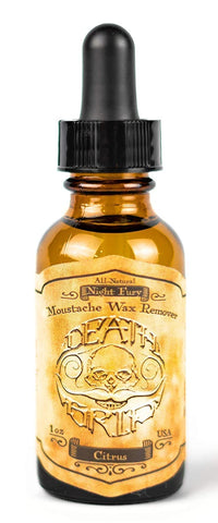 THE VINTAGE GROOMING CO. Moustache Wax Remover For Handlebar Moustaches by Death Grip Strong Hold Mustache Wax (Night Fury Mustache Wax Remover)