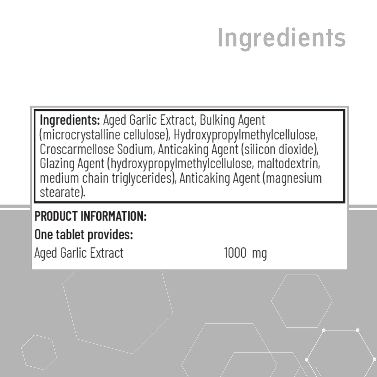 Quest - 45x Kyolic Garlic Tablets. High Strength 1000mg Odourless Aged Garlic Extract for Heart, Immune, Digestive & Cognitive Health. Daily Dietary Supplement. Vegan & Gluten-Free (Pack of 3)