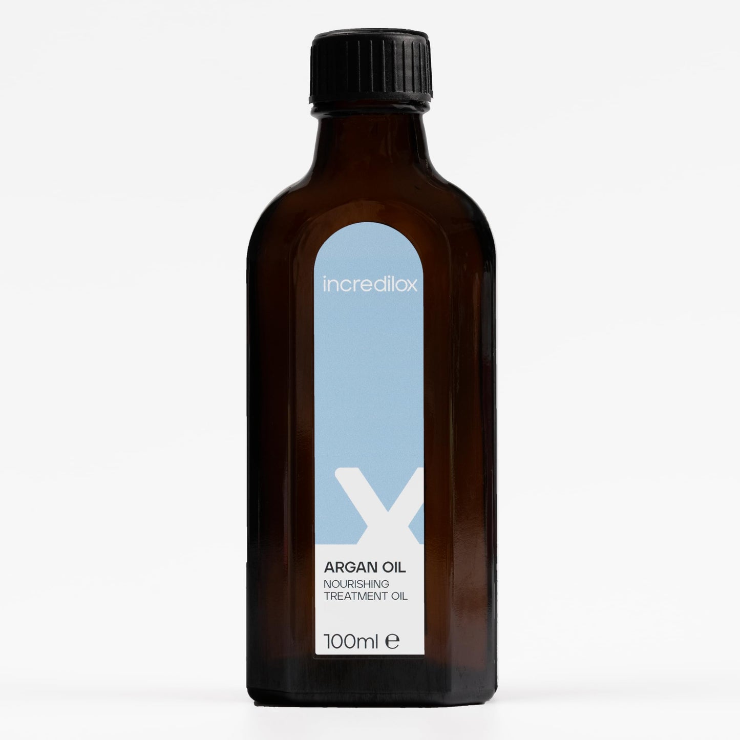 Incredilox Nourishing Argan Hair Treatment Oil 100ml. Rich in Vitamin E, essential fatty acids & antioxidants. For nourished.silky, shiny & healthy locks. Cruelty-free. Vegan-friendly. All hair types.