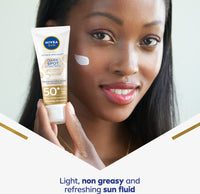 NIVEA Sun UV Face Specialist Dark Spot Control Sun Fluid SPF 50+ (40ml), Protects Against Sun-Induced Dark Spots, with Nivea Luminous 630, Hyaluronic Acid, and Vitamin E