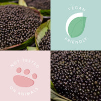 Sunday Rain Luxury Nourishing Bath Crystals, Vegan & Cruelty-Free with Vitamin Rich Acai Berry Extract & Natural Sea Salts, 500g