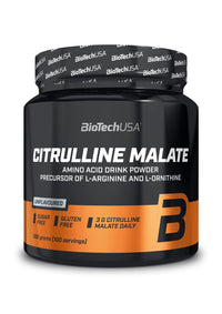 BioTechUSA Citrulline Malate Powder with L-citrulline-Malate Formula, 300 g, Unflavoured