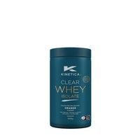 Kinetica Clear Whey Isolate | 500g | 24g Protein per serve | Naturally occuring Amino Acid Profile | 15 servings | Orange Flavour