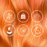 SHRINE Shrine Drop It PEACH Hair Dye Drops | Semi-Permanent Vegan Customisable Hair Colour | Mix with Conditioner | Vegan & Cruelty-Free | Temporary Hair Dye | 20ml