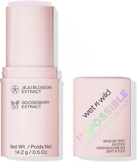 Wet n Wild Impossible Primer Stick, Mattifying Primer Infused with Brightening Gooseberry and Jeju Blossom Extract, Blurs the Appearance of Pores, Nourishing, Silicon-Free Face Primer