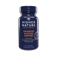 HIGHER NATURE Higher Nature - Advanced Glucose Support - Healthy Weight & Metabolism - Vegetarian & Vegan - 90 Capsules