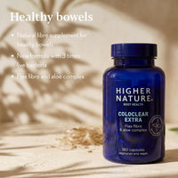HIGHER NATURE Higher Nature ColoClear Extra - Flax Fibre & Aloe Complex - 180 Capsules