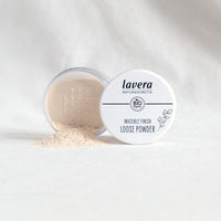 lavera Invisible Finish Loose Powder - Organic Rice and Tapioca - Sets Makeup, Transparent, Mattifying, Long-lasting - Vegan, Organic (1 x 11g)