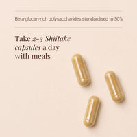 KIKI HEALTH KIKI Health - Organic Shiitake, Full-Spectrum Mushroom Extract - Standardised to 50% Polysaccharides - Made from 100% Fruiting Bodies - Natural Extract - 60 Veg Capsules