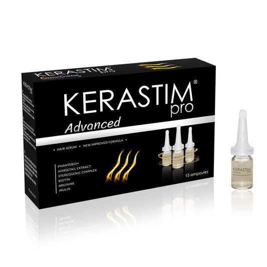 Keratin & Biotin Conditioner - Hair Serum & Thickening Conditioner for Men & Women with Dry, Normal, Oily, Straight, Curly, & Wavy Hair - Anti-Hair Loss & Regrowth Hair Treatment by Kerastim Pro