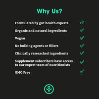 Feel Complete | Gut 3-in-1 | Premium Digestive Supplement | Probiotics & Digestive Enzymes & Prebiotics | Gut Health | Vegan | Made in The UK | 60 Capsules