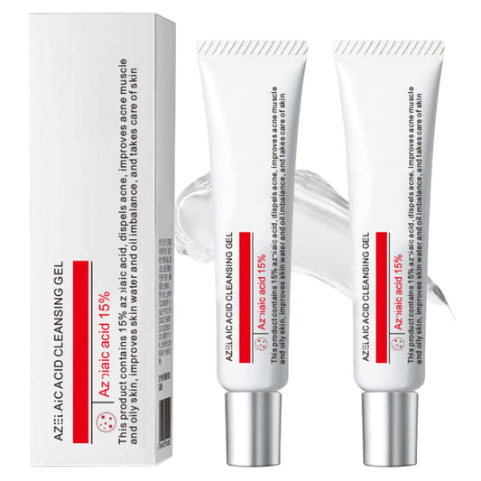 ISBEAUSOLS 2pcs Acne Tratment Face Gel 15% Acid - Spot Treatment For Face - Acne Treatment for Spot Prone Skin - Spot Gel for Women,Men,Teenager - Clean Skin,Pimple Reduce,Blackhead Remover