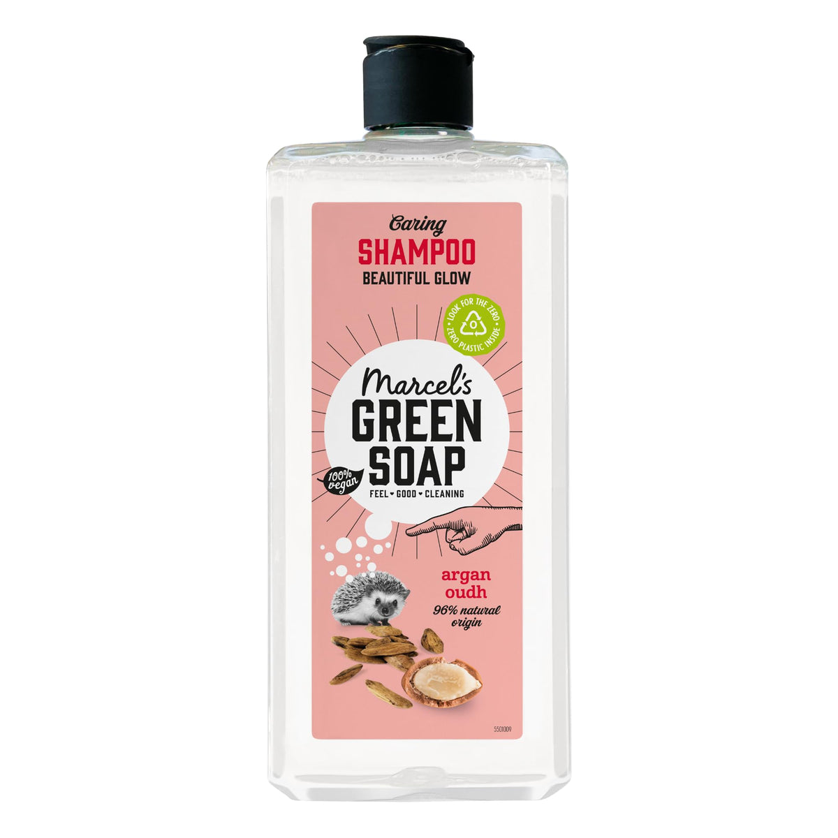 marcel's green soap Marcel's Green Soap Shampoo - Argan & Oudh Scent, Enriched with Natural Oils, 97% Natural, 98% Biodegradable, Vegan, 300ml - Gentle Care for Hair & Planet