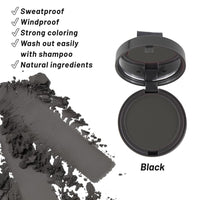SOVONCARE Hairline Powder Instantly Hairline Shadow Gray Hair Coverage Touch Up Hair Powder for Thinning Hair for Women Hair Root Cover Up Powder (1-Black, 0.14 Ounce (Pack of 1))