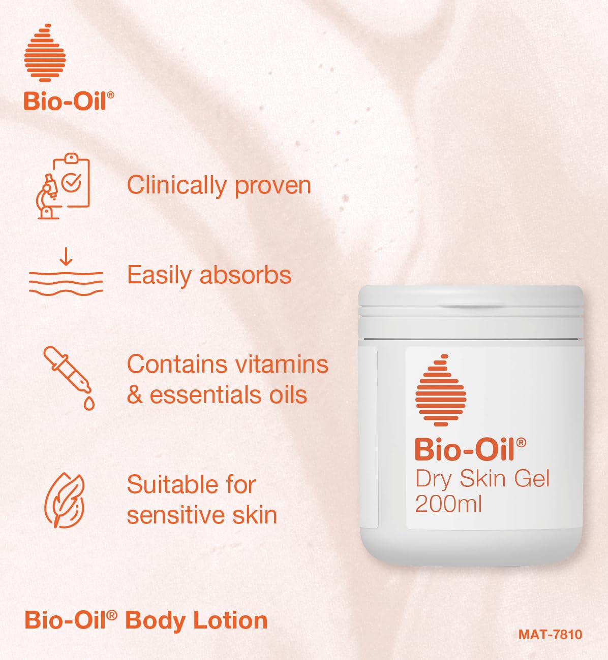 Bio-Oil Bio Oil Moisturising Skin Gel (100ml) - Gel Moisturiser For Body & Face - Clinically Proven To Improve Dry Skin - With Vitamins & Essential Oils - Fast Absorbing