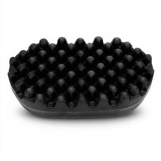 Luqeeg Curling Twisted Hair Brush, Twist Curl Comb, Two Sided Use Hair Wave Tool Washable Rubber Styling Tool Foam Wave Sponge Big and Small Holes for Home and Salon Use