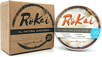 RoKai All-Natural Sunscreen Unscented SPF20 - Only 4 Ingredients, 100% Natural and Organic, Non-Toxic, Non-Nano, Chemical-Free, Perfect for Sensitive Skin (Unscented, 100ml), Recyclable Packaging
