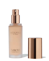 SCULPTED by Aimee Connolly Satin Silk Longwear Foundation from Sculpted by Aimee (Medium Plus 4.5) - Lightweight, Hydrating & Buildable High Coverage, Sweat-Resistant Foundation