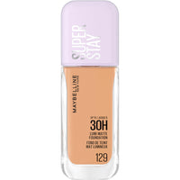 Maybelline New York Super Stay up to 30H Lumi-Matte Foundation, Medium-Full Coverage, Vegan Formula*, Amino Acids, Niacinamide, Vitamin E - Shade 129