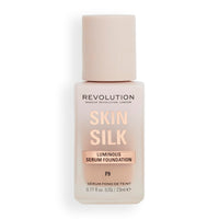 Revolution Beauty London Makeup Revolution, Skin Silk Serum Foundation, Light to Medium Coverage, Contains Hyaluronic Acid, F9, 23ml