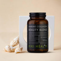 KIKI HEALTH KIKI Health Marine Collagen Peptides Beauty Blend | Vital Protein Supplement for Skin, Hair Nails, Bones, Joints & Digestion | Hydrolysed Collagen with Vitamin C and Hyaluronic Acid - 150 Capsules