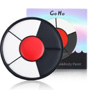 Go Ho Black White Red Face Paint Palette,Washable Formula Cream Clown Face Paint,Halloween Cosplay Face Paint,Body Paint SFX Makeup,Professional Clown Makeup Palette