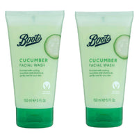BOOTS | Cucumber Facial Wash | 150mL [ x2 Pack ]