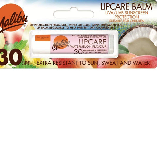 Malibu Sun Stick Lip Balm SPF 30 Watermelon Flavour